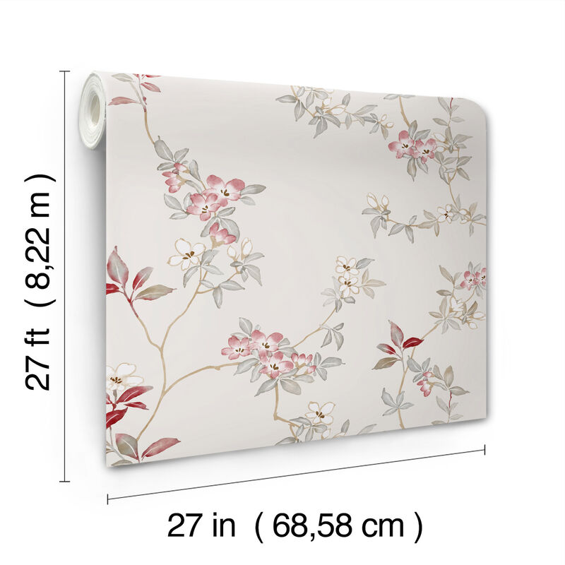 April Blossom Cream Wallpaper image number 2