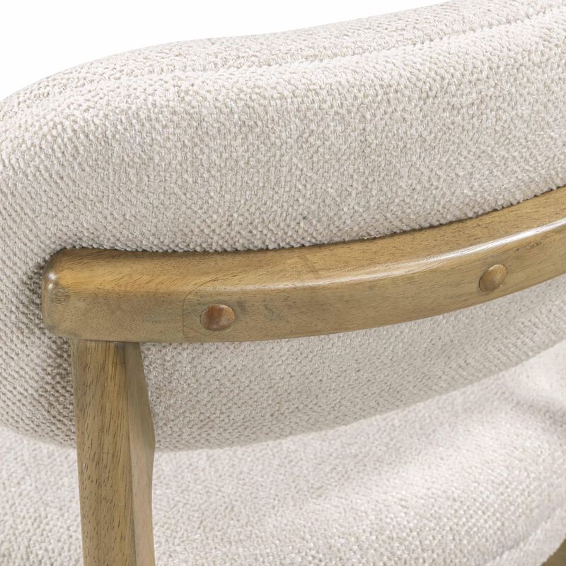 Tov Furniture Carnation Cream Performance Fabric Counter Stool image number 5