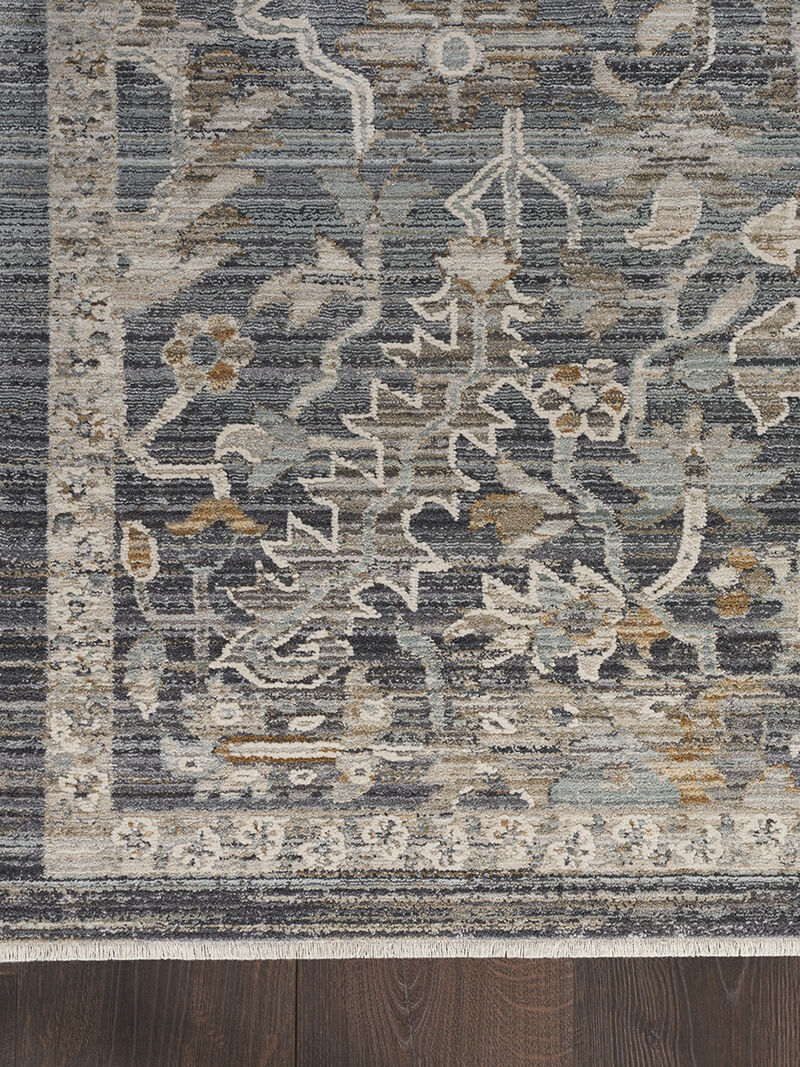 Lynx LNX02 Navy/Multicolor 7&rsquo;10&rdquo; x Round Rug