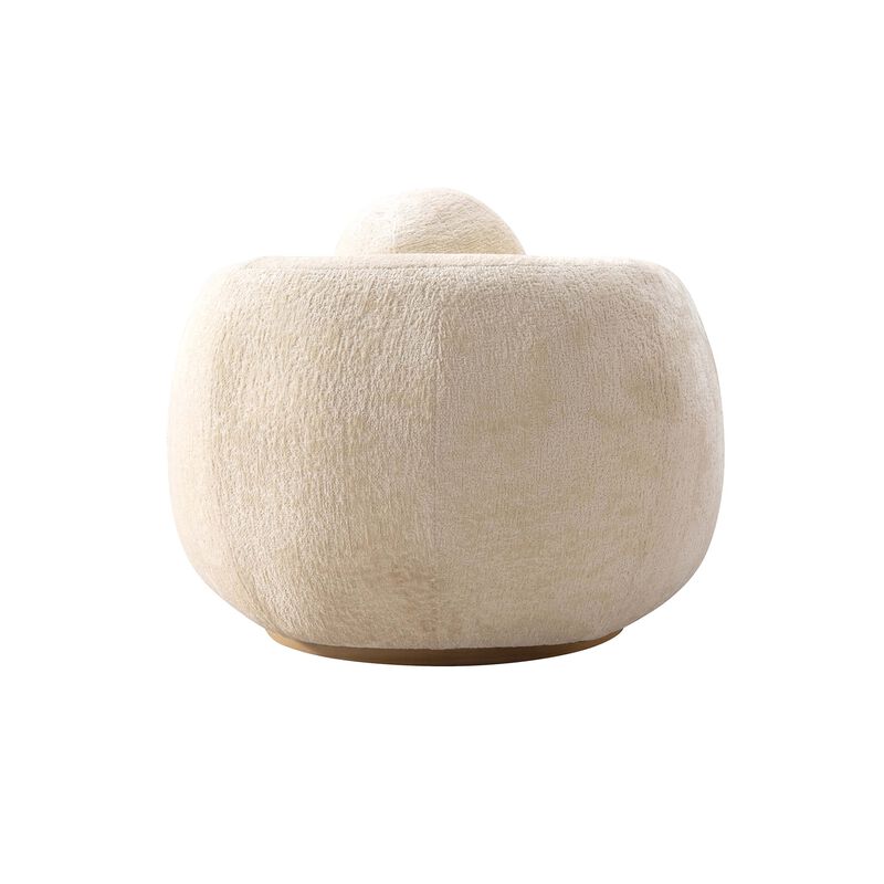 Tribeca Cream Swivel Accent Chairs (Set of 2)