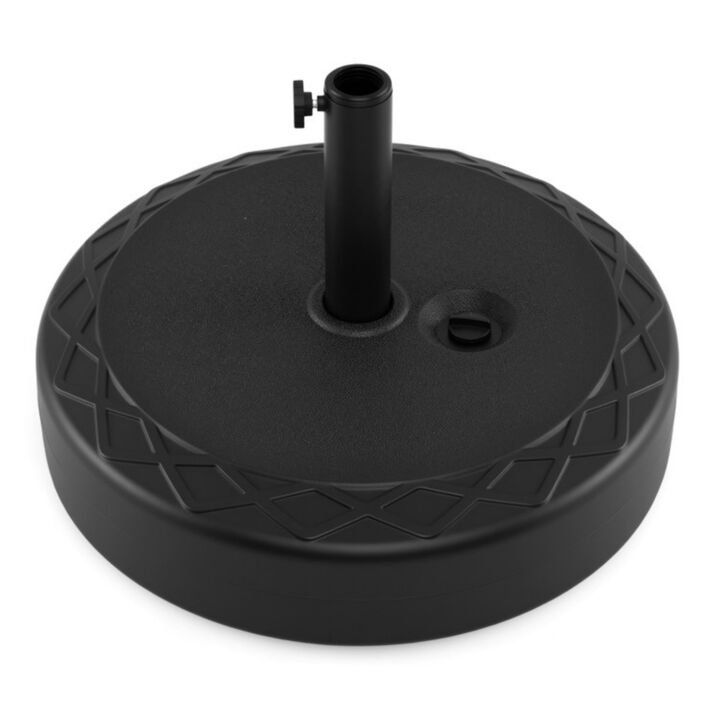 Fillable Umbrella Base 90 LBS Heavy Duty Sand Filled Round Market Umbrella Stand