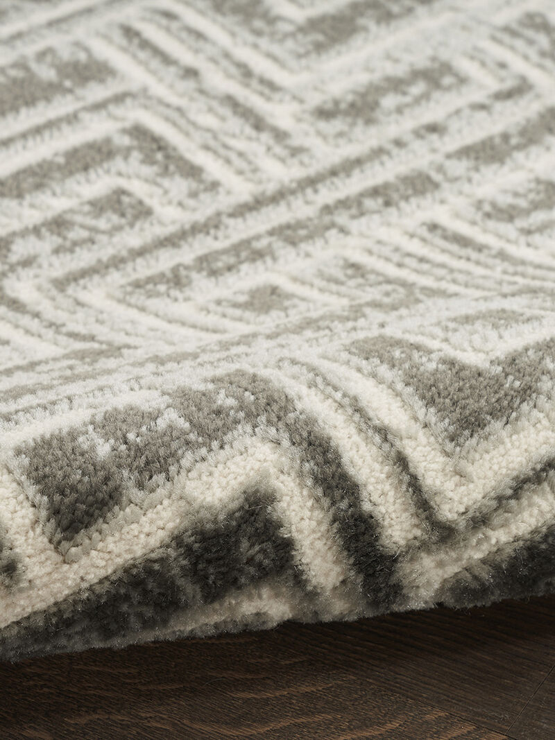 Serenity Home SRH04 Gray/Ivory 9' x 12' Rug