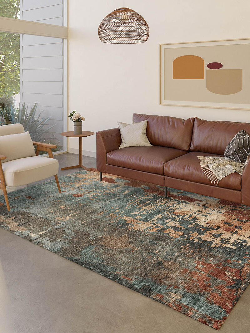 Kochi KC11 Teal 30" x 46" Rug