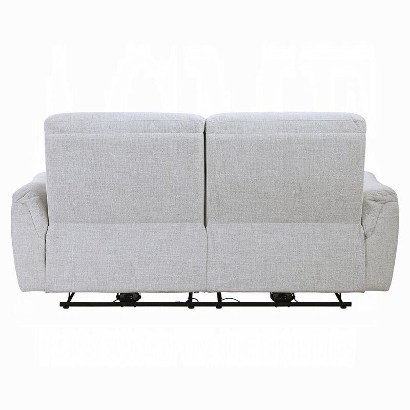 Tres Power Motion Recliner Sofa with USB Port, 2 Seater, Gray Chenille image number 3