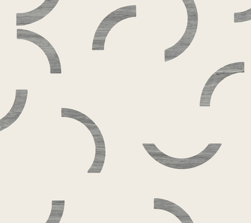 Lunula Black Wallpaper (Set of 2)