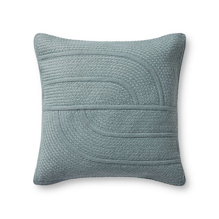 Lt. Blue 20''x20'' Cover w/Down Pillow
