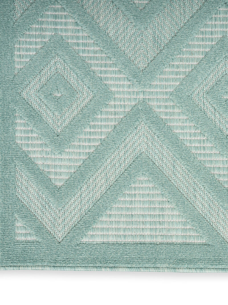 Versatile NRV01 Aqua/Teal 2' x 4' Rug image number 3