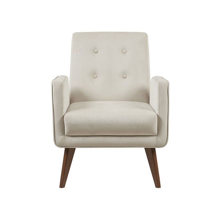 Gracie Mills Darell Elegance Defined Button-Tufted Upholstered Accent Chair