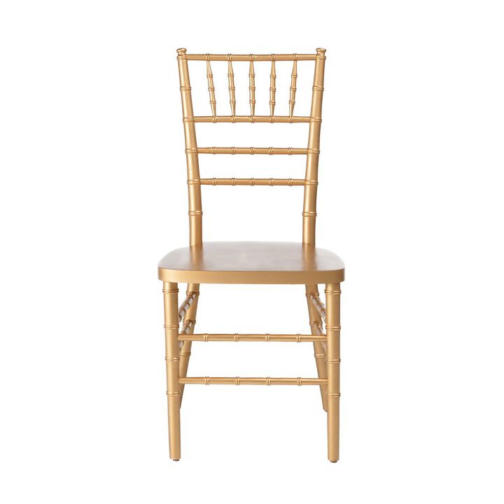 Commerical Seating Products European Gold Wood Dining Chairs