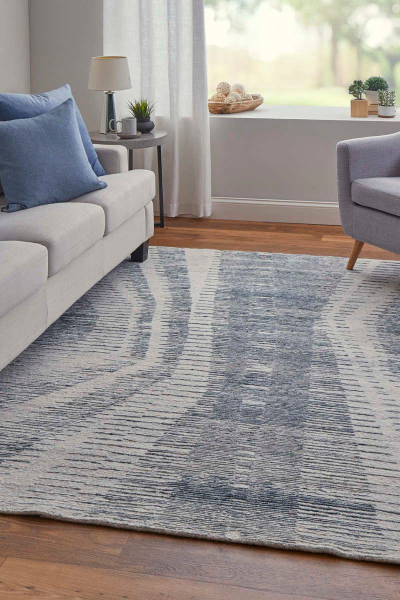 Brighton 69CGF Light Blue/Ivory 2' x 3' Rug image number 2