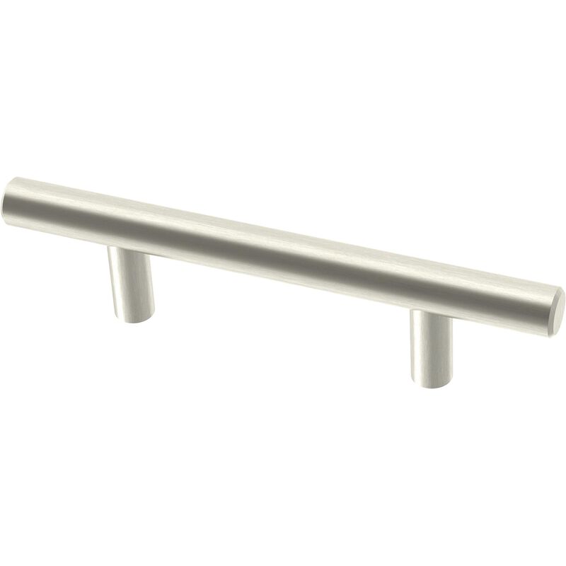 Franklin Brass Solid Bar (10-Pack) Cabinet Handles 3' Hole Center Stainless Kitchen Drawer Pulls Dresser, Furniture Hardware P15