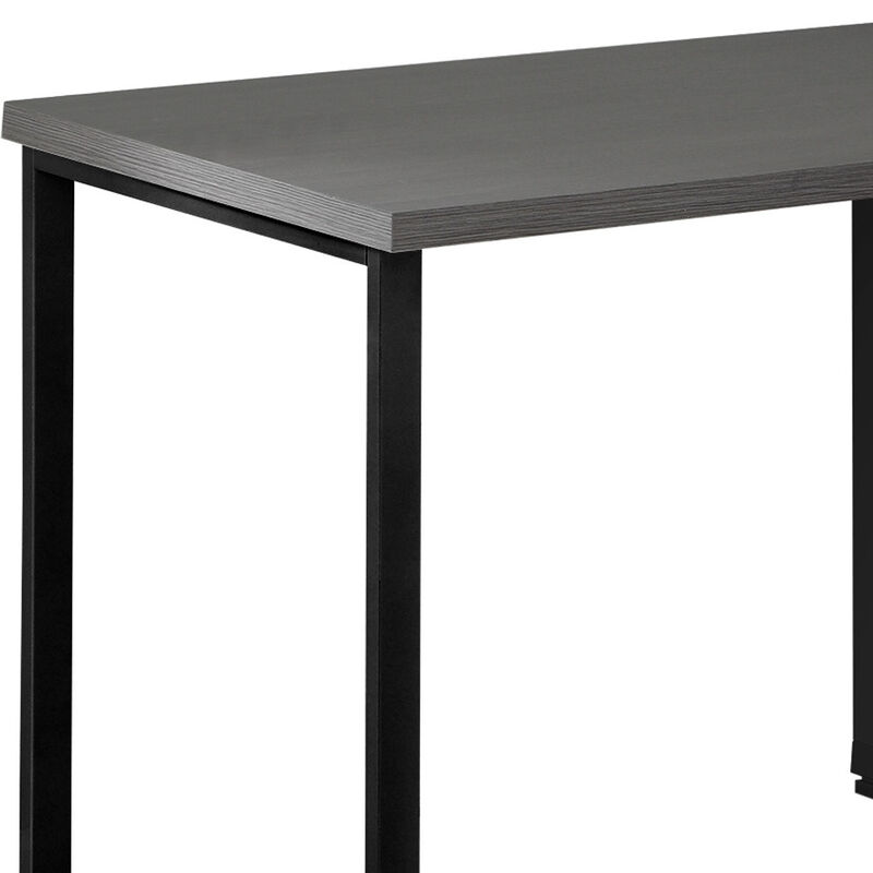 Contemporary L Shape Computer Desk with Three Drawers &ndash; Workstation Table