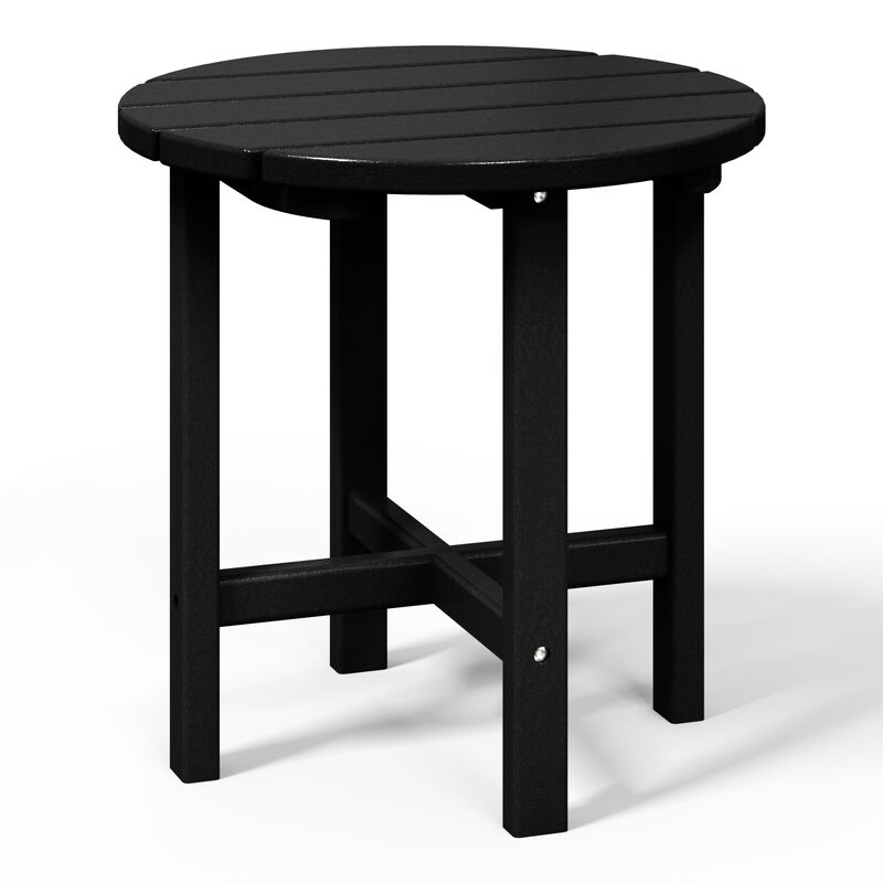 WestinTrends Adirondack Round Outdoor Side Table
