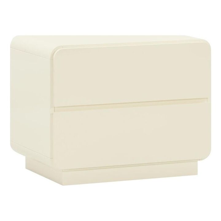 Casafoyer Sagura Cream Nightstand