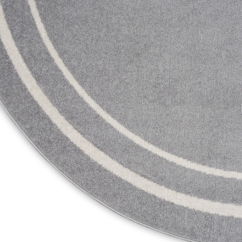 HomeRoots Round Indoor Outdoor Area Rug image number 3