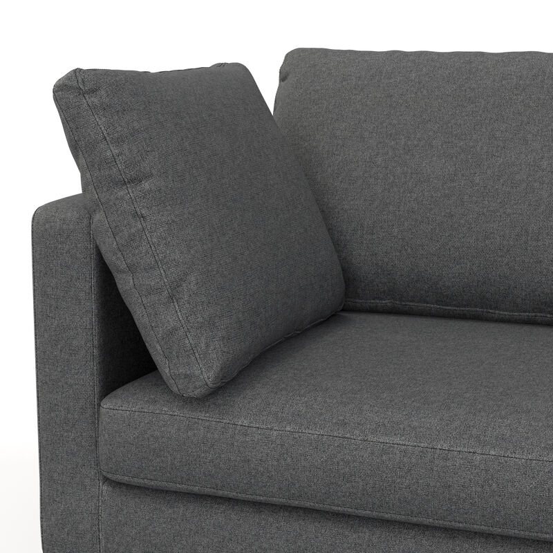 Ava 90-inch Sofa in Tightly Woven Performance Fabric