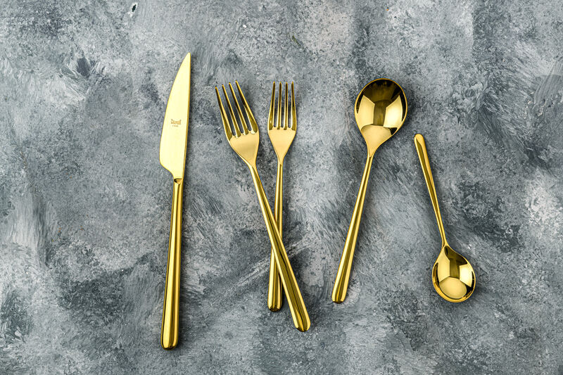 Linea 3 Piece Ice Gold Serving Set