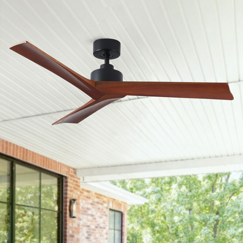 ELEMENT ACE Low Profile Energy Efficient Ceiling Fan Ideal for Medium Sized Rooms with Remote Speed Control and ETL Safety Certification for Home and Office Use image number 1