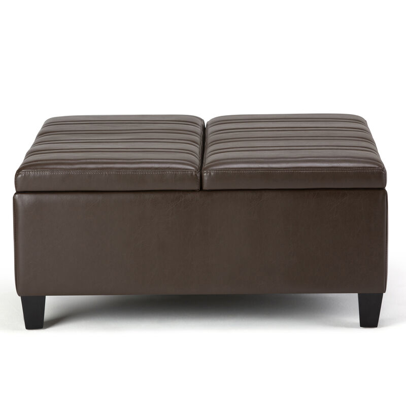 Simpli Home Ellis Coffee Table Storage Ottoman image number 1