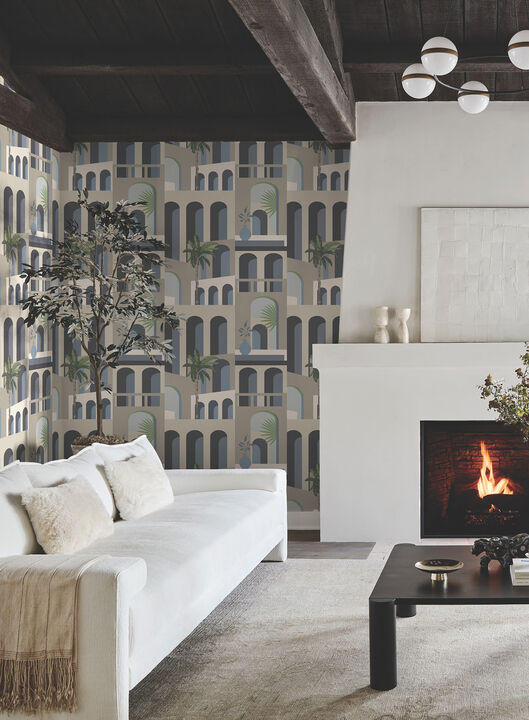 Monte Vista Seaside Wallpaper (Set of 2)