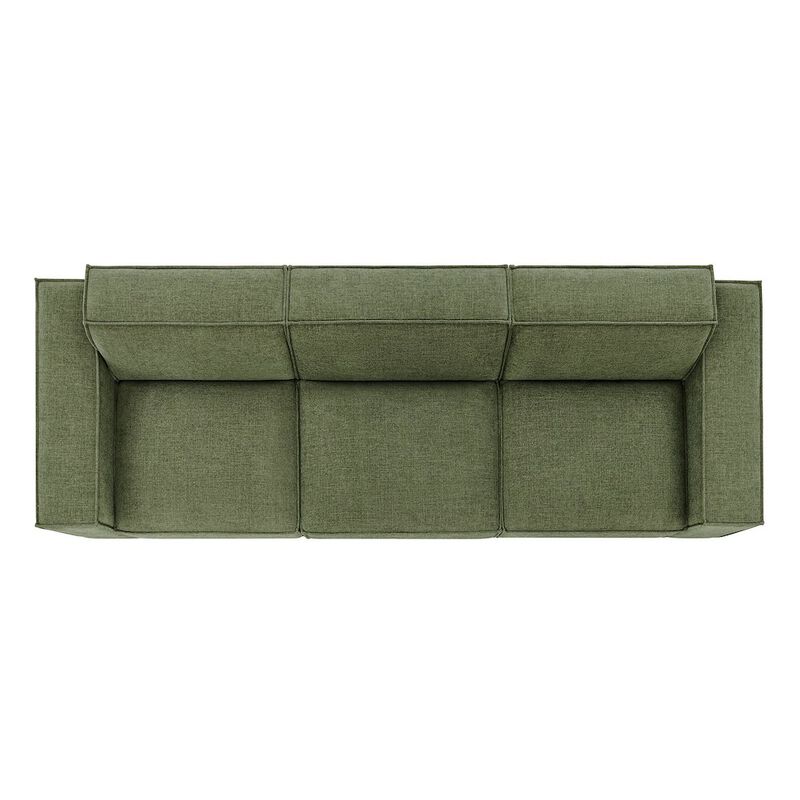 Restore 3-Piece Performance Fabric Upholstered Modular Sofa Set image number 6