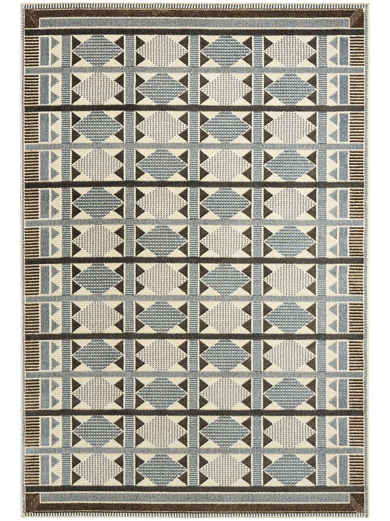 Nordic NRC06 Blue 4' x 6' Rug