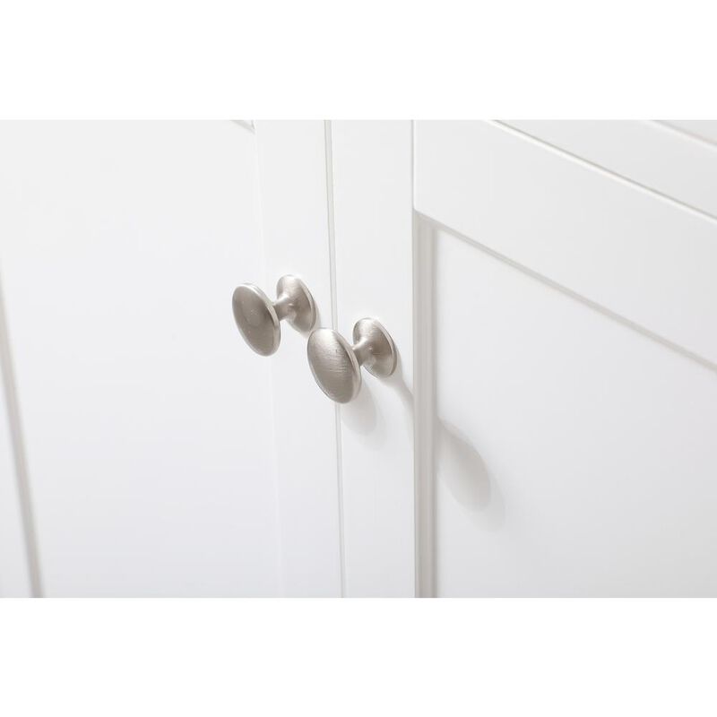 Elegant Kitchen and Bath 72 inch double bathroom vanity in White