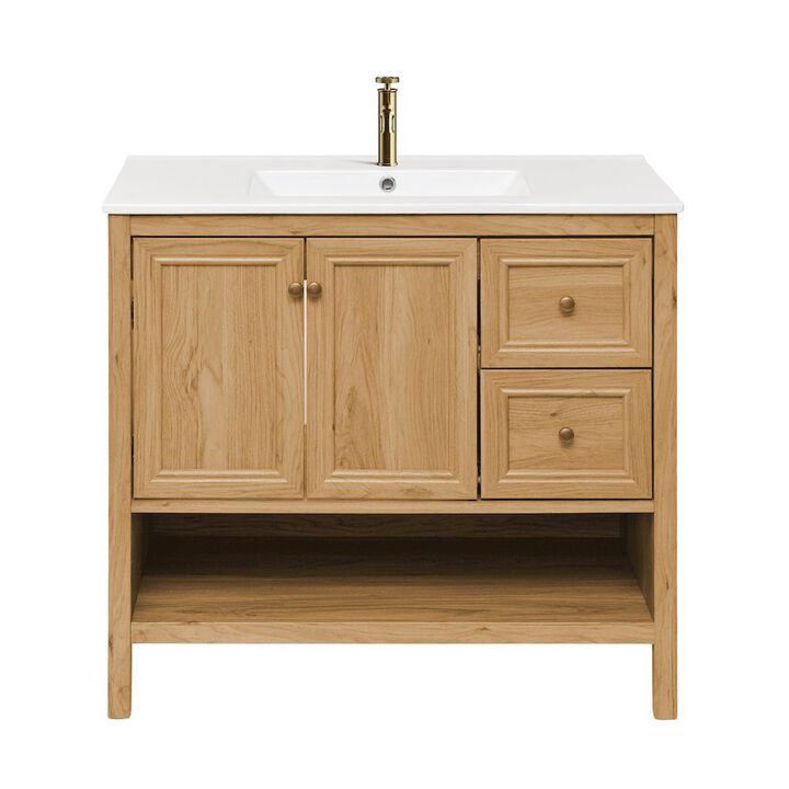 Chateau 36" Freestanding Bathroom Vanity with Sink Top