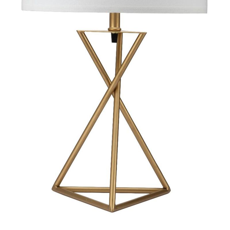 ELEMENT ACE Mid-Century Hourglass Design 26.25 Inch Tall Table Lamp, Rotary On/Off Switch, Compatible with Incandescent CFL LED Bulbs for Living Room Bedroom Office Decor image number 3