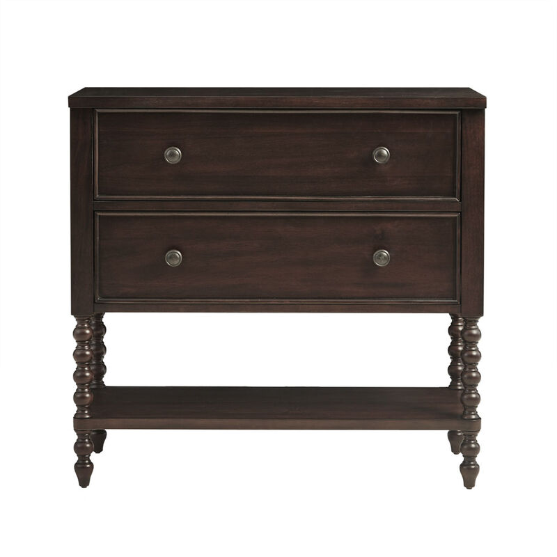 Gracie Mills Hebert Elegant 2-Drawer Chest
