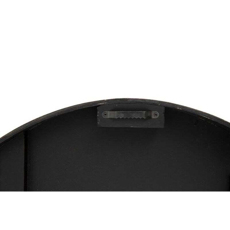 Hivvago Gray Oversized Distressed Paris Wood Wall Clock