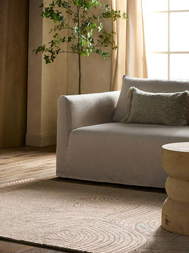 Etho by Nikki Chu Linette Tan/Taupe 7'9" x 9'9" Rug image number 1