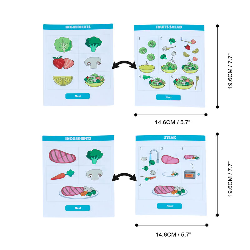 Little Chef Frankfurt 27-Piece Play Cooking Set with Recipe Tablet image number 6