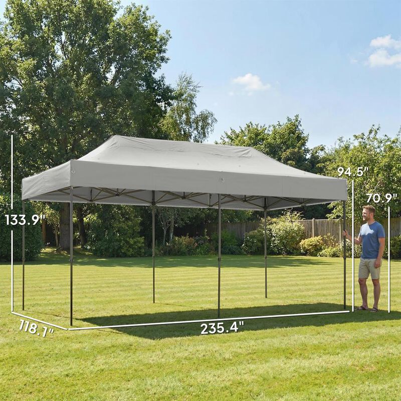 Hivvago Heavy Duty 10x20 Pop Up Tent image number 2