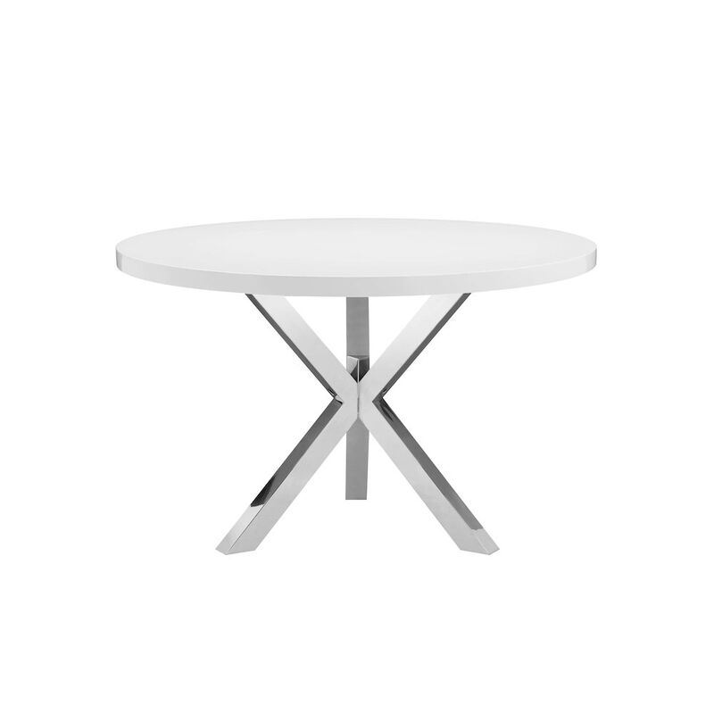 Pangea Home Remi Dining Table White