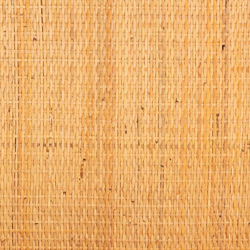 bali & pari Nayana Modern Bohemian Natural Rattan 2-Tier Console Table