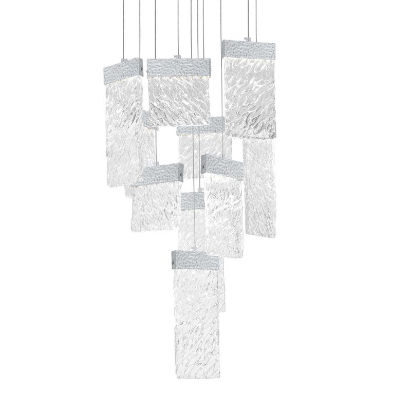 Carolina LED Chandelier With Pewter Finish
