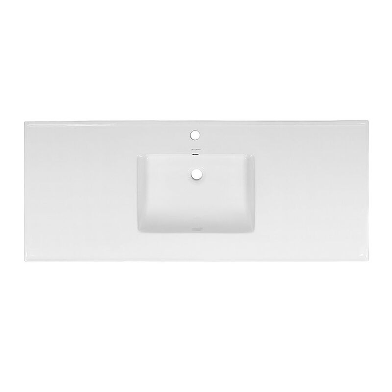 Voltaire 49 Vanity Top Sink with Single Faucet Hole image number 1