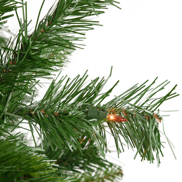 7.5' Pre-Lit Chatham Pine Artificial Christmas Tree  Multi-Color Lights
