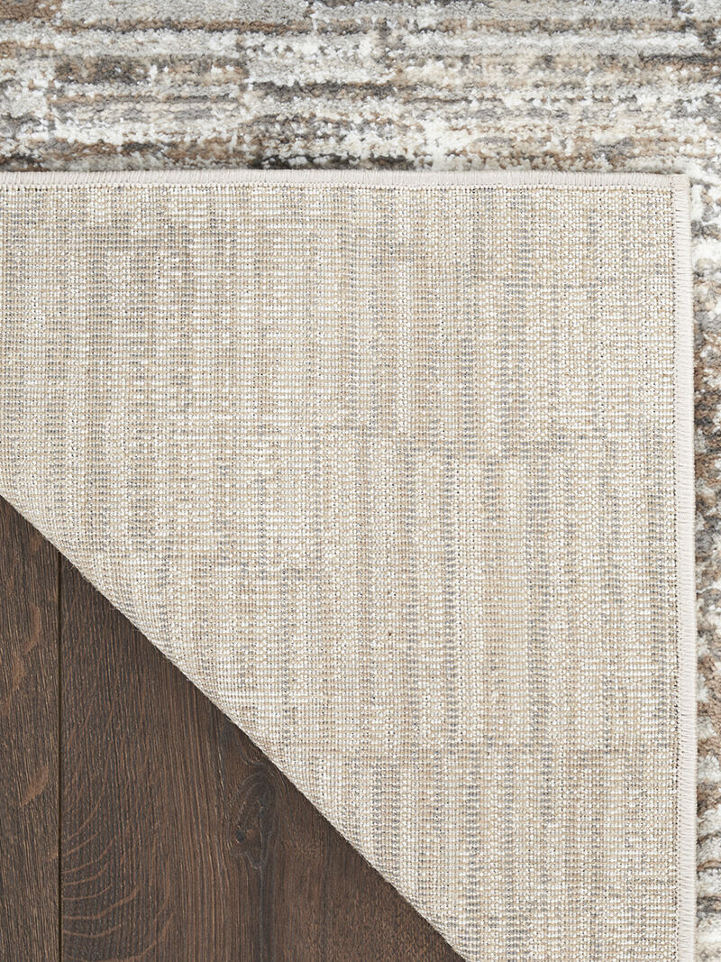 Sustainable Trends SUT06 Ivory/Mocha 6' x 9' Rug