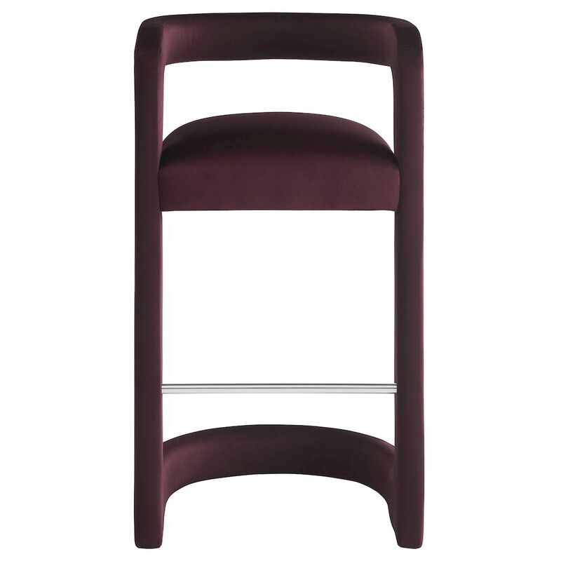 Winslow Performance Velvet Bar Stool image number 5