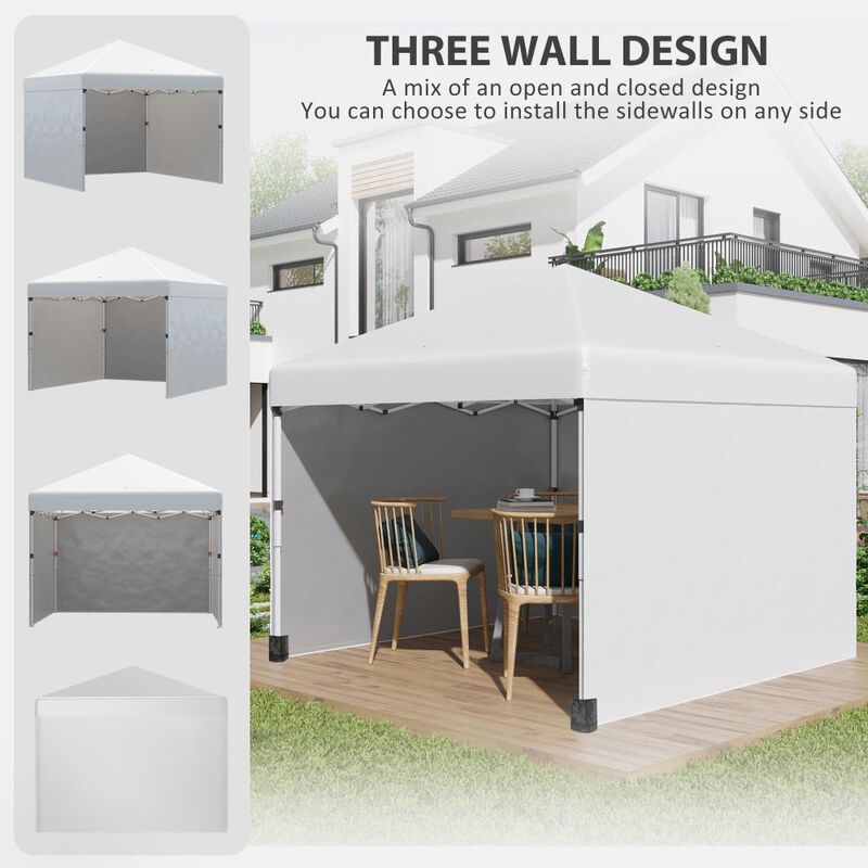 Hivvago Height-Adjustable 10' x 10' Party Tent image number 3
