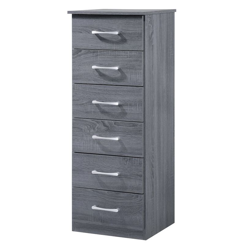 Glory Furniture Boston Lingerie Chest in Gray Color