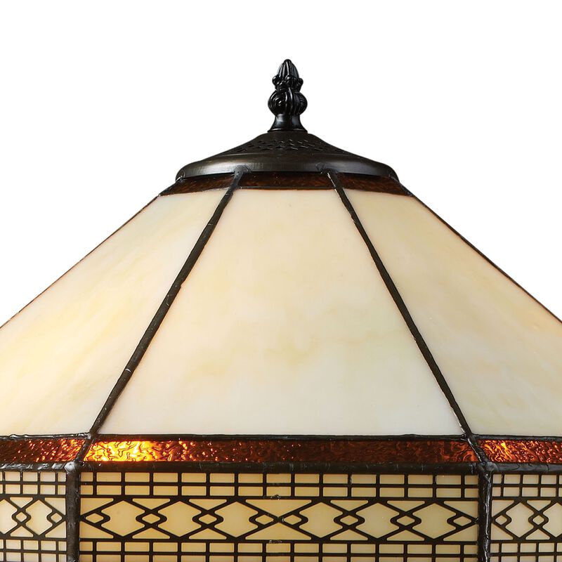 Stone Filigree Table Lamp