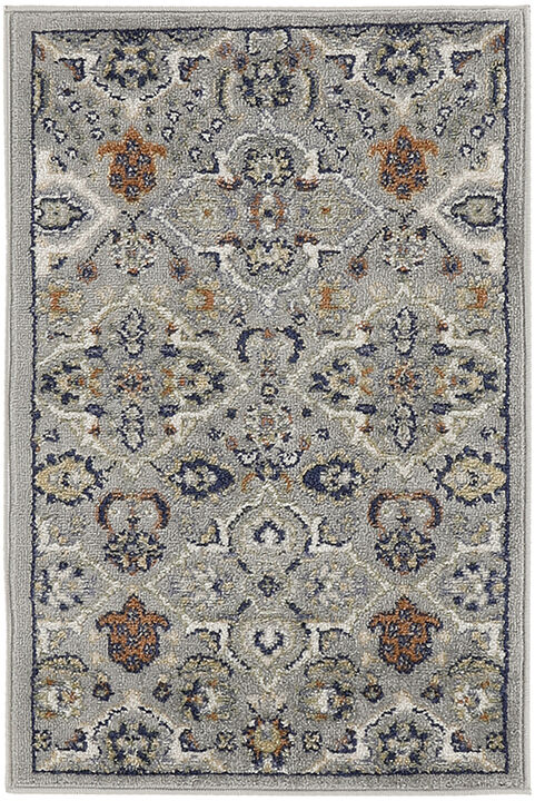 HomeRoots Floral Power Loom Area Rug