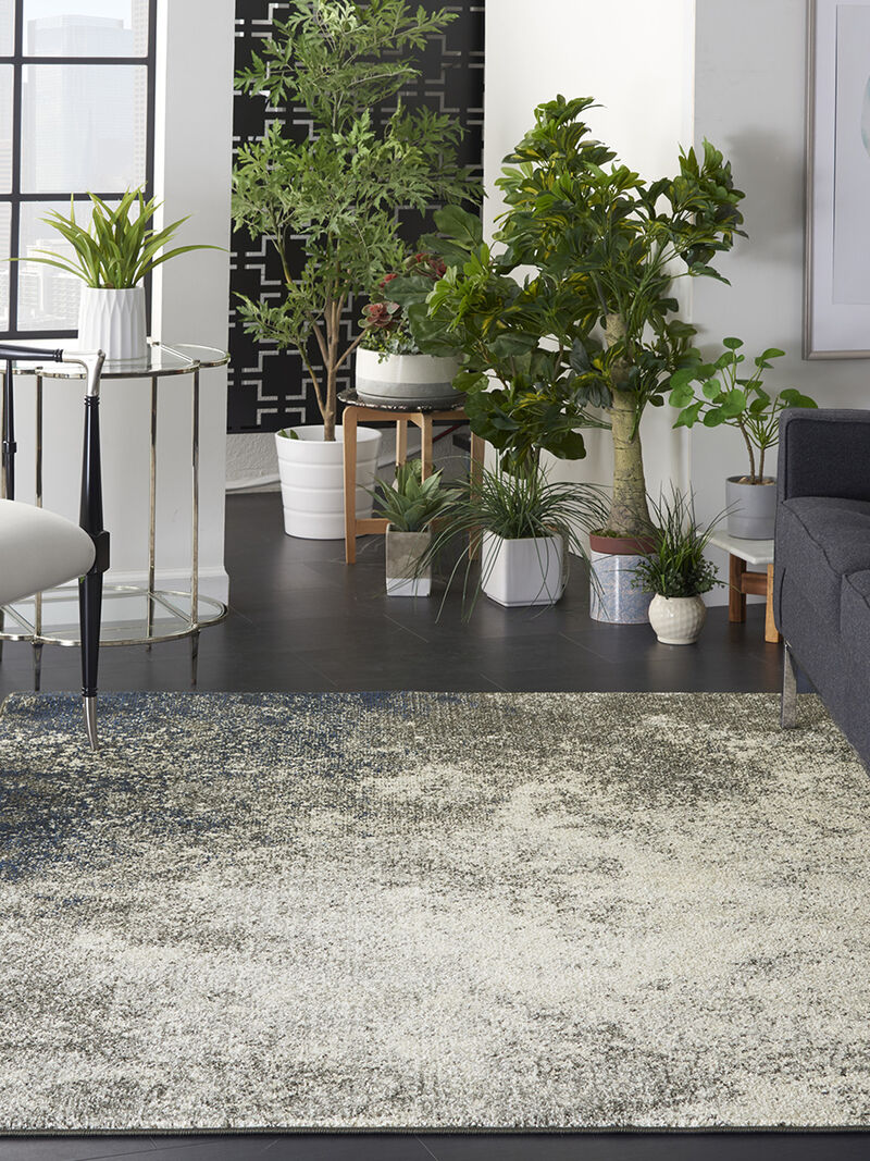 Passion PSN10 Charcoal/Ivory 3'9" x 5'9" Rug