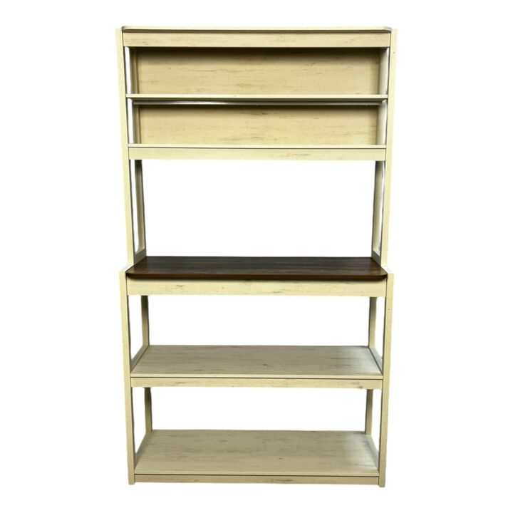 ELEMENT ACE 5-Tier Bakers Rack for Kitchen with Storage, Multi-Purpose Coffee Bar Stand, Kitchen Shelf Organizer for Microwave, Cookware and Bakeware