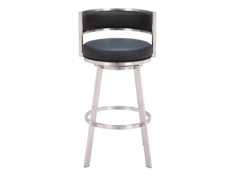 Gimsby Swivel Barstool Black