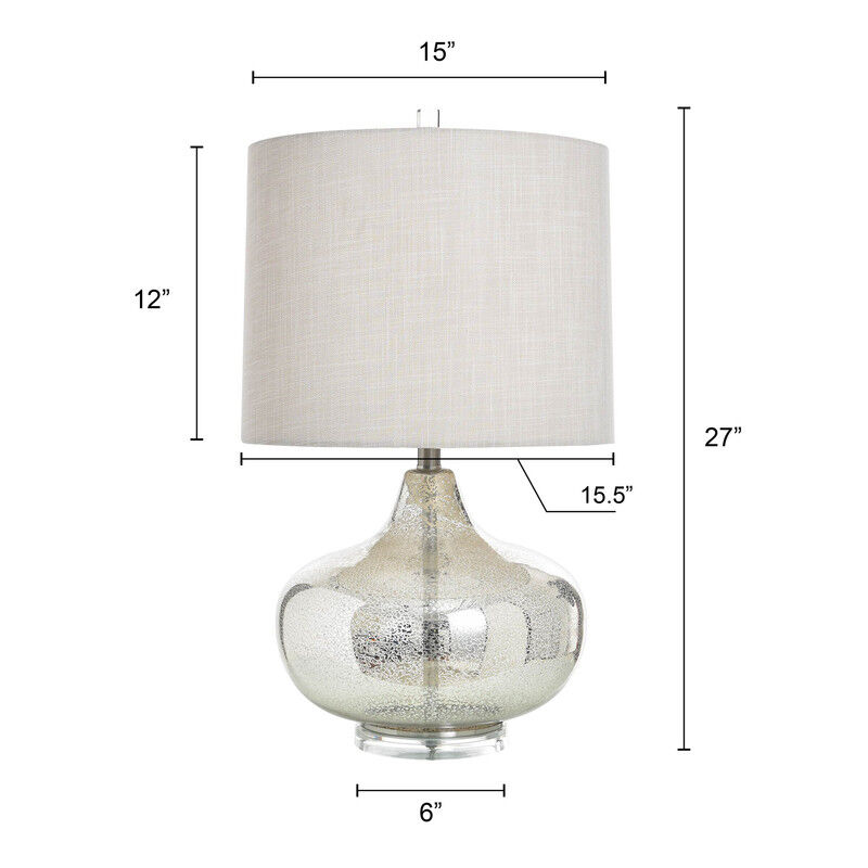 Valora Mercury Glass Table Lamp