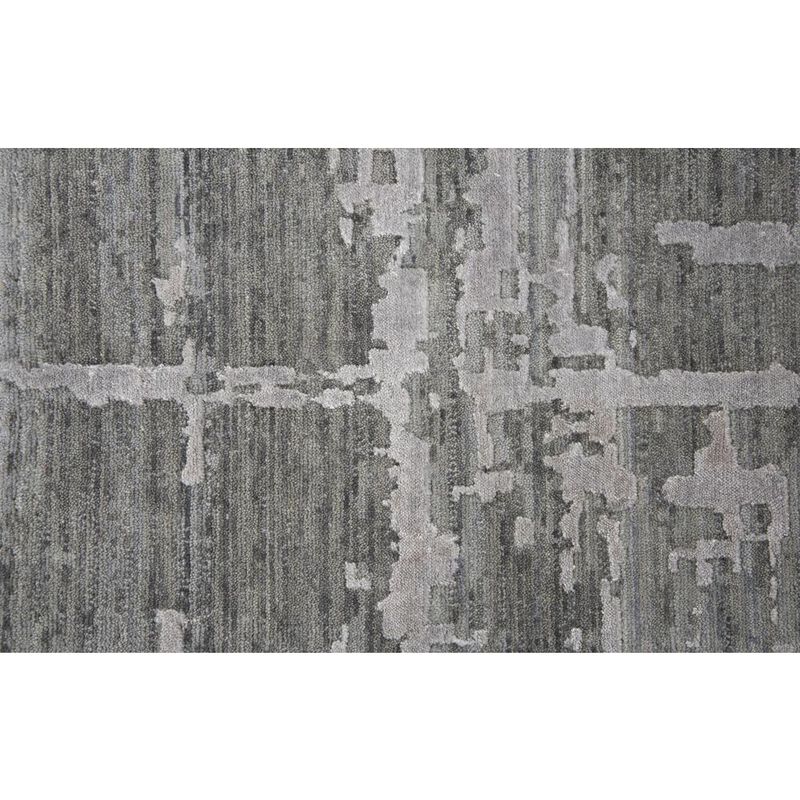 Hybrid Cut Pile Wool/ Tencel Rug, 9' x 12'